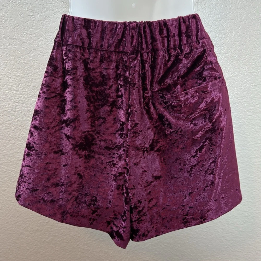 Free People Roma Velvet Shorts Size Small NWOT - Picture 6 of 9
